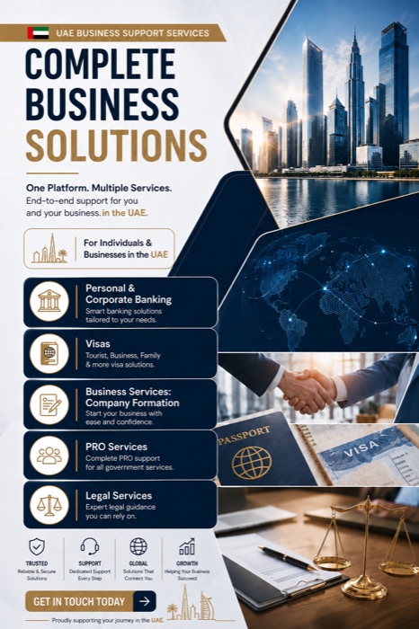 UAE Business Solutions poster