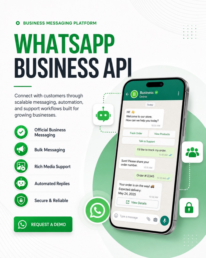 WhatsApp Business API poster
